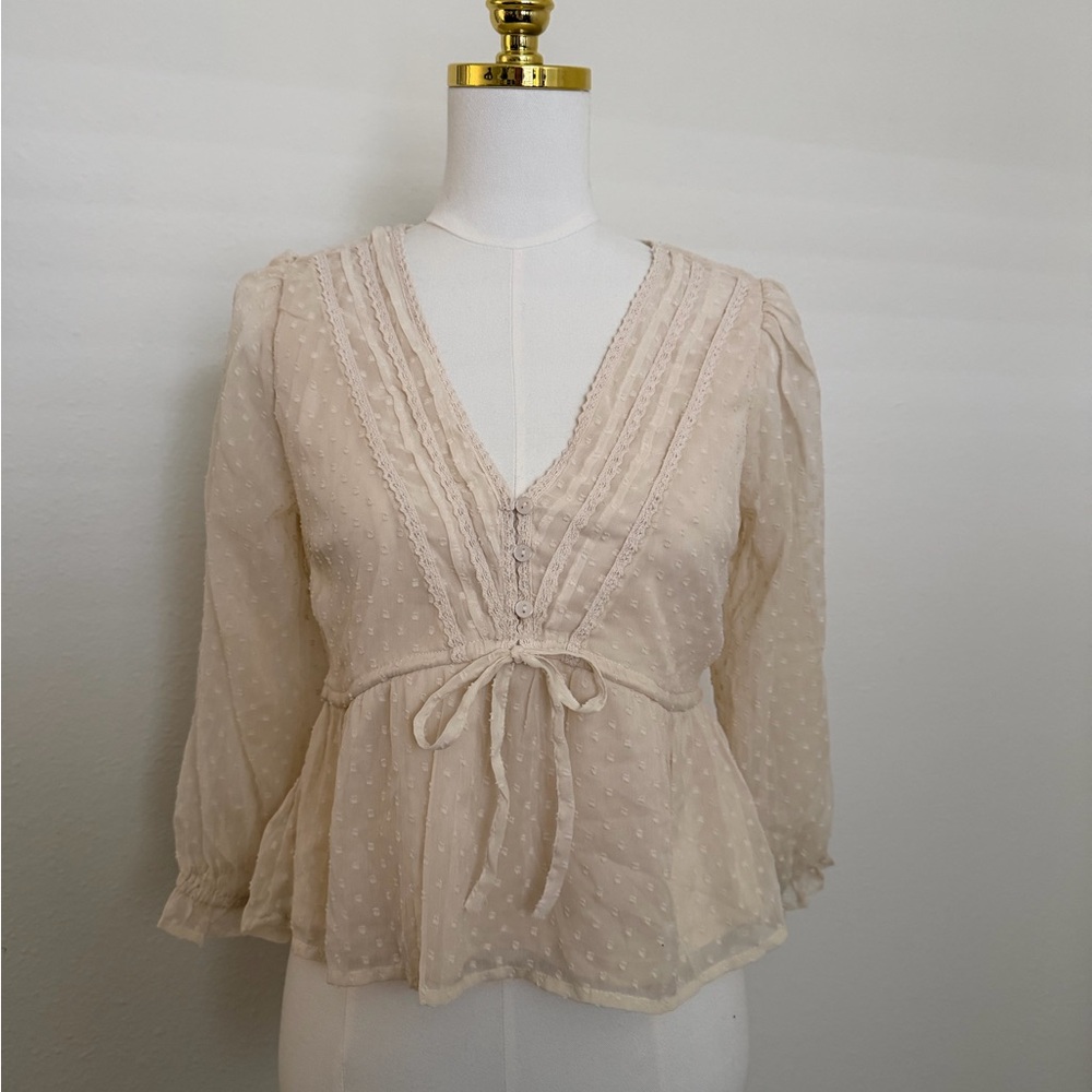 Elegant Cream Blouse
